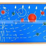 Wooden Baby Toy Montessori Puzzle Map Nine Stars in Solar System thumbnail-2