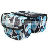 CTSmart New Frame Double Saddle Bag Outdoor Sports Cycling Mountain Road Frame Saddle Bag Waterproof Pannier Double Sides thumbnail-5