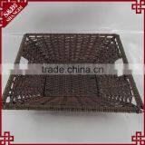 S&D Handweaved Washable Polywicker Supermarket Fruit Display Basket thumbnail-3