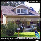 Beautiful and Free Design Light Steel Prefab Bungalow in Low Cost thumbnail-1