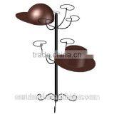 Birthday Gift, Multi-Tier Heart-shaped Metal Hat Rack Shelf thumbnail-1