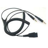 GN Netcom Jabra QD to 3.5mm Dual Plugs Cable thumbnail-1