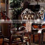 Luxury American Style Dining Room Furniture, Palace Royal Wooden Dining Table For 6 People and Chairs (BF01-ML018) thumbnail-3