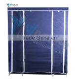 Double Canvas Fabric Clothes Portable Wardrobe Closet Storage Shelf thumbnail-3