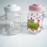 Glass Mason Stash Canning Mug With Pig Unique Lid thumbnail-2