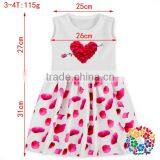 New Style Children Girls Short Sleeve Frock Design White Dress Party Vintage Clothes Dress thumbnail-6