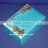 Decorative Simple Zari Embroidery Box thumbnail-1