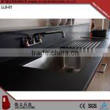 Rectangular Shape Indian Black Indian Black Polished Granite Kitchen Countertop thumbnail-3