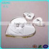 KM-CP77 Cheap New Products Heart Shape Magnetic Acrylic Lovely Photo Frame thumbnail-2