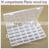 36 Compartments Clear PP Plastic Penny Mix Trays thumbnail-1