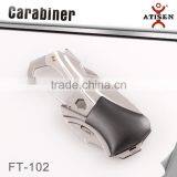 2Cr13 Stainless Steel Carabiner Outdoor Survival Camping Keychain Multi Tools thumbnail-2