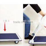 Wholesale High Load Capacity Stainless Steel Four Wheel Folding Trolley Cart thumbnail-3