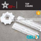 900 B-2 Series Packing Machine Plastic Chain Conveyor Belt for Food thumbnail-5