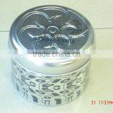 Metal Round Perfume Tin Container thumbnail-1