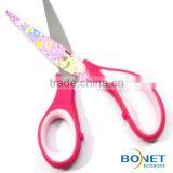 SST0027 6-1/4" Stationery PP+TPR Rubber Plastic Handle Office Scissor thumbnail-2