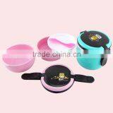 850ML Double Layers High Quality Round Plastic Bento Lunch Box thumbnail-4