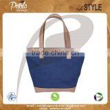 12 oz Dyed Canvas Tote Bag With Eva Padding & Inside Polyester Lining With PU Handle & Bottom With Top Zip Closure thumbnail-2