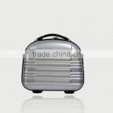 Mini Size Hard Shell Plastic Vanity Bag Cosmetic Case With Zip and Handle thumbnail-1