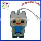 Hot Sale PVC Customized Personalized Cartoon Hang Luggage Tag thumbnail-3