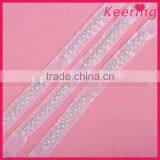 Fashionable Wide Lace Trim Pearl Trimmings New Fancy Trim WTP-1329 thumbnail-3