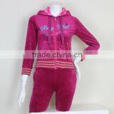 Velvet Pants And Jacket Sets thumbnail-1