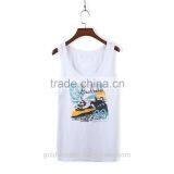 Wholesale new hashion logo summer plain gym tank tops for mens