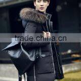 Custom Warm Fur-collar Slim Fit Casual Jacket Unisex Parka Cotton Padded Winter Jacket thumbnail-4