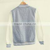Winter Button Baseball Jacket Women Fleece Sweatshirt Hoodies thumbnail-5
