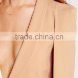 Women Chic Nude Cape Blazer Fashion Deisgn Cheap Price thumbnail-5