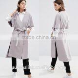 New Arrival High Quality Ladies Long Fashion Duster Coat Customized thumbnail-5