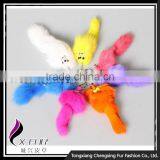 CX-R-49 Wholesale Keychain Fox Fur Tail Cute Cheap Key Chain thumbnail-1