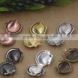 Mix Sizes Round Gemstone Bezel Charms Diy Round Metal Bezel Charms for Jewelry Pendant 2017 thumbnail-5