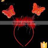 Fancy Girls Party Decorations Kids Butterfly Fairy Wing Red Nylon Butterfly Wings Sets thumbnail-3