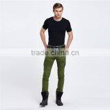 2016 New Brand Men's Fashion Jeans Green Jeans Male Personality Folds Comfortable Hotsale Biker Jeans thumbnail-2