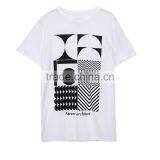 2017 Wholesale Fashion Men White T-shirt Cotton Printing T-shirt Custom Men's Clothing thumbnail-4