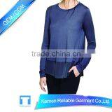 High Quality Custom Design Women Plain Long Sleeve Shirt China Supplier 2016 Fashion Sweater thumbnail-1