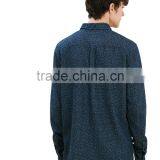 100% Cotton Fashion Mens Wear Printed Mens Denim Casual Shirts thumbnail-2