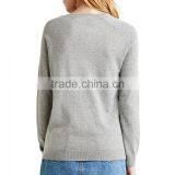 Preepy Look Soft Wool-blend Rib-knit Cuffs Raglan Sleeve Sweater Knitted thumbnail-3