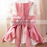 Little Girls Boutique Dress Peter Pan Collar High Quality Dress thumbnail-3