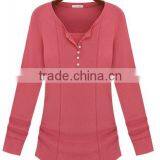 Oem Latest Casual Dresses for Women,custom Ladies Long Sleeve T-shirts thumbnail-4