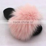 Myfur New Arrivals Fur Slippers for Women Outdoor Shoes Furry Ladies Slippers Flat Platform Woman Slides thumbnail-2