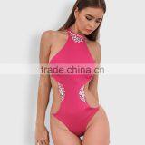 Runwaylover 073 New Fashion 2017 Women Sexy Beaded Bodysuits thumbnail-2