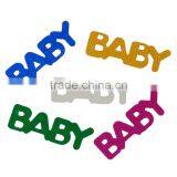 PVC Confetti Party Decoration Baby Shower Message "Baby" At Random thumbnail-3