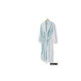 Stripe Plush Bamboo Bathrobe thumbnail-1