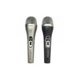 Two in One Silver and Black Dynamic Wire Vocal MIC Set