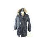 Mens Fur Hooded Down Coat Winter Padded Jacket With 100% Polyester Lining thumbnail-1