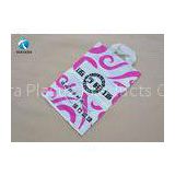 Biodegradable polythene clothes bags with custom logo printing