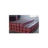 High Precision Cast Iron T-Slotted Floor Guide Rails Rail