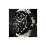Military Black Mechanical Automatic Watches For Mens , Stainless Steel thumbnail-1