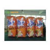 OEM Colourful Inflatable Advertising Juice Box , Inflatable Coke Bottle 0.6mm PVC